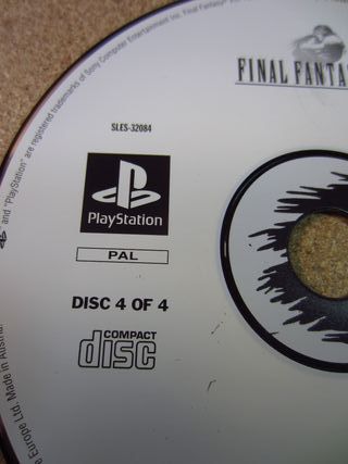 Final Fantasy VIII Disco 4 PAL PlayStation