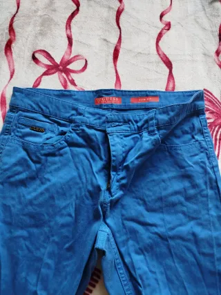 Pantalones Guess Slim Fit Azules niño