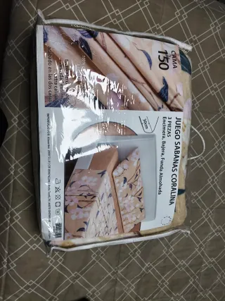 Juego Sábanas Coralina Cama 150