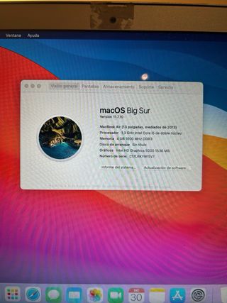 Apple MacBook Air Plata