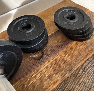 Pesas de Mancuernas con Discos