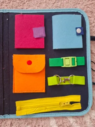 Maletín actividades fieltro niños