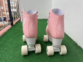 Patines Oxelo rosas talla 38