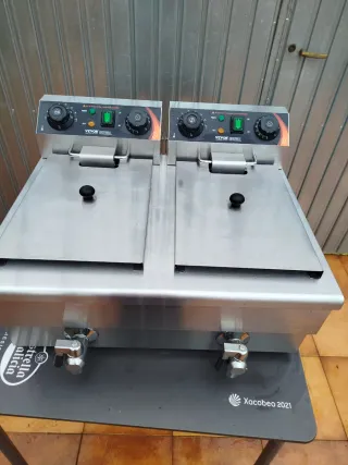 Freidora Hostelería Doble VEVOR