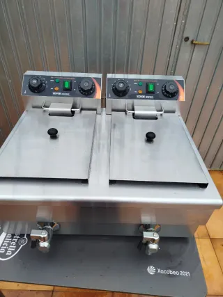 Freidora Hostelería Doble VEVOR