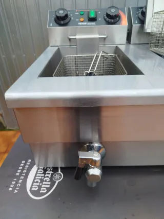 Freidora Hostelería Doble VEVOR