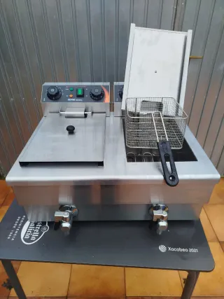 Freidora Hostelería Doble VEVOR