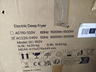 Freidora Hostelería Doble VEVOR