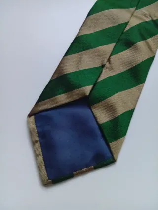 Corbata Vintage Van Linnen - 100% Seda Regimental