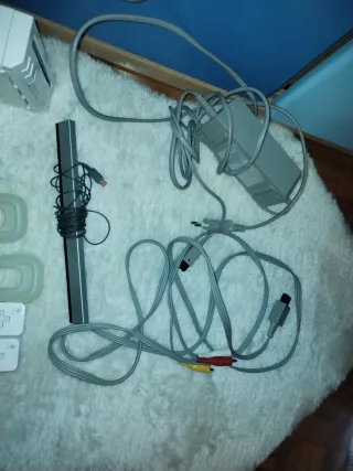 nintendo Wii RVL-001 completa blanca