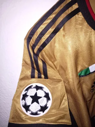 Camiseta futbol vintage Talla L Dorada