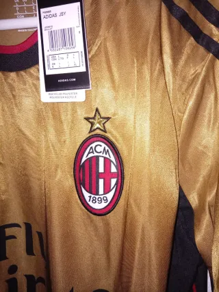 Camiseta futbol vintage Talla L Dorada