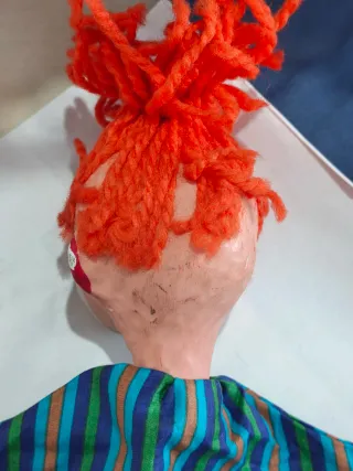 Marioneta antigua payaso