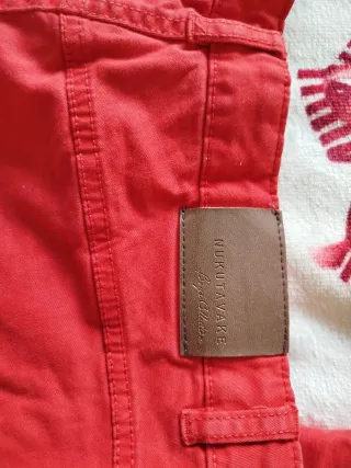 Pantalón NuKUTAVAKE Rojo niño 14 años