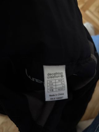 Pantalón de esquí Wedze negro Talla XL