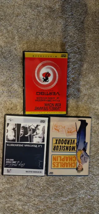 9 Películas DVD Alfred Hitchcock Suspense