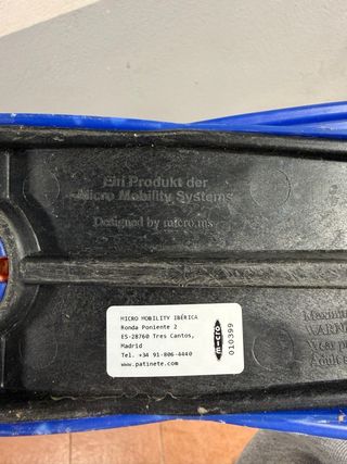 Patinete infantil Micro 3 ruedas azul