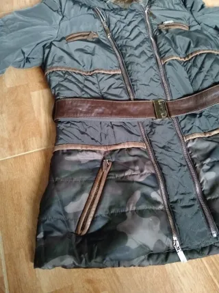 Cazadora de esquí mujer en tonos verdes