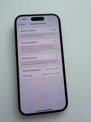 iPhone 15 128GB Negro