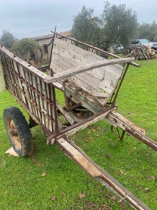 Carro de mulas antiguo