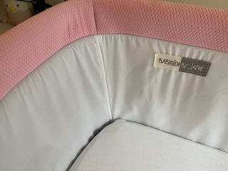 Cuna colecho Jané Babyside rosa