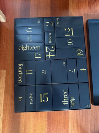 Caja calendario adviento vacía 55x42x8 cm