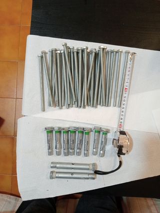 Tornillos de expansión metálicos