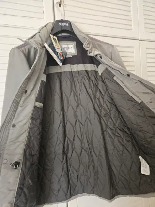 Giaccone Geox Uomo Grigio