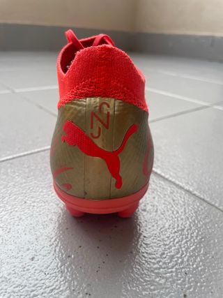 Botas de fútbol Puma Future Oro/Rojo