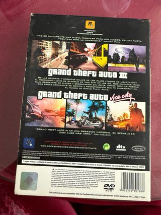 Pack Doble GTA PS2 Rockstar Games