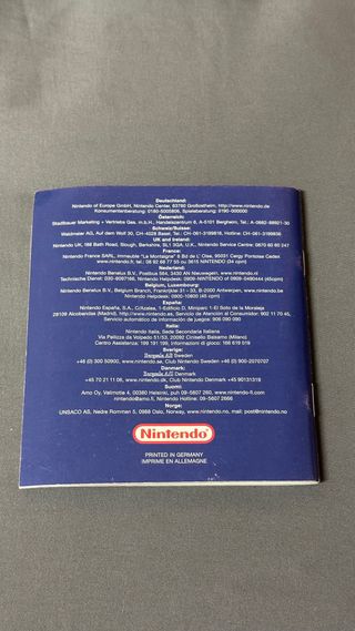 Kirby Nightmare in Dream Land GBA Manual ORIGINAL