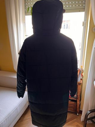 Parka Larga Reversible Zara Mujer