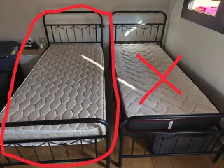 1 Cama Individual  con Colchon