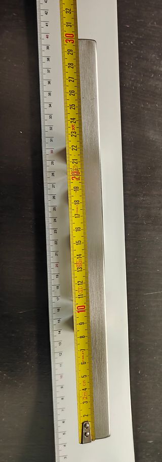 Manilla Puerta Pino Inox 30cm Cuadrada Nueva