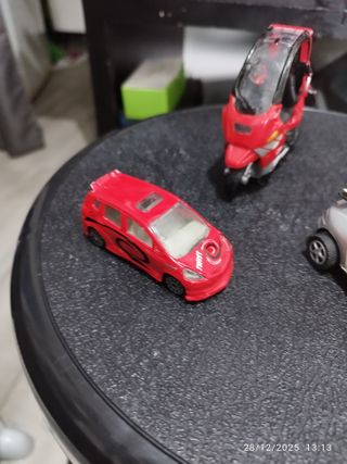 Lote 3 coches y moto 3 ruedas