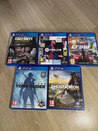 Juegos PS4: Call of Duty, FIFA 21, The Crew
