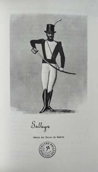 Tercio voluntarios gallegos. Argentina. Ingleses.