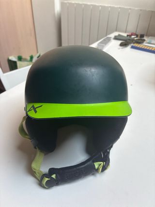 Casco esquí/snowboard verde y lima TALLA M 57/59cm