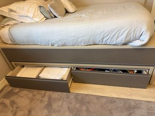 Cama juvenil Lagrama con cajones