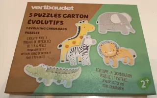 NUEVO 5 Puzzles Evolutivos +2 Años.