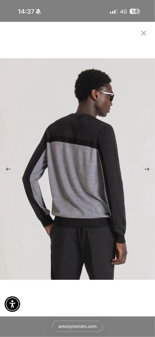 Maglione uomo Antony Morato – Lana 50% – Taglia L