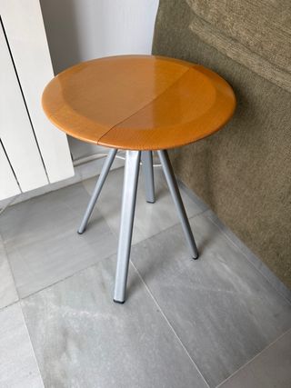 Taburete madera y metal