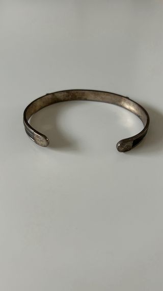 Pulsera Plata y Pelo Elefante