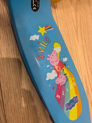 Patinete Peppa Pig 3 Ruedas Azul