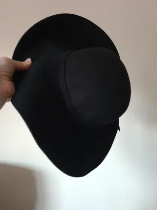 Sombrero ala ancha negro