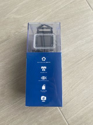 Cámara Deportiva OCASO 4K Negra/Azul