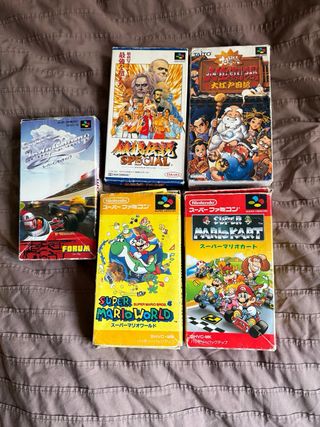 12 Juegos Super Famicom Nintendo