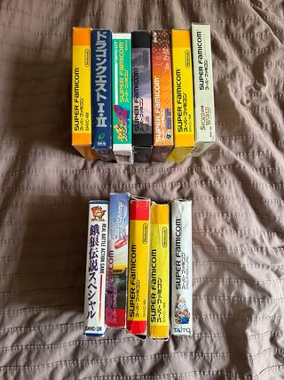 12 Juegos Super Famicom Nintendo