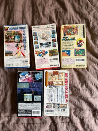 12 Juegos Super Famicom Nintendo