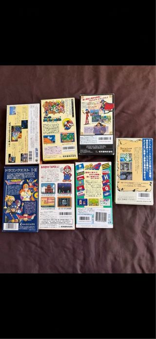 12 Juegos Super Famicom Nintendo